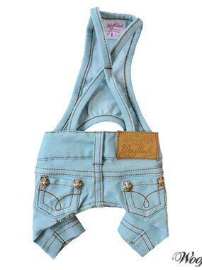 Go Basic Pants in Blue by Wooflink - Size 5